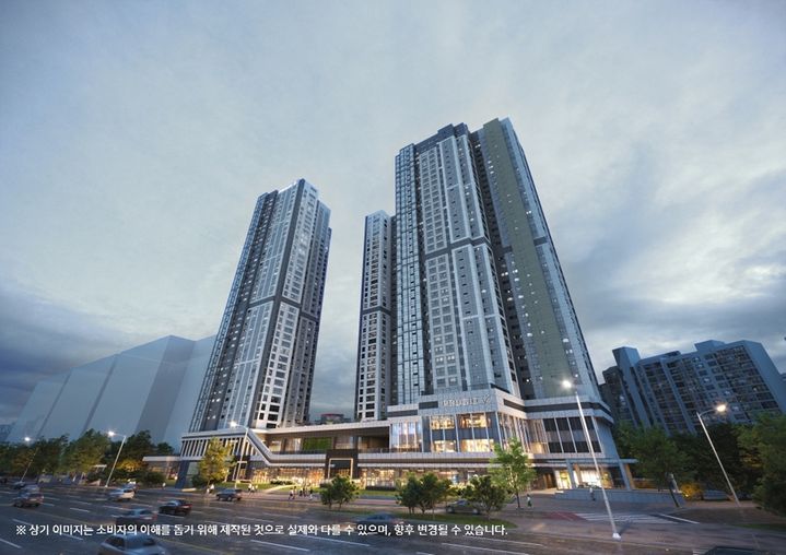 망포역 푸르지오 르마크 투시도. (사진=대우건설 제공) *재판매 및 DB 금지