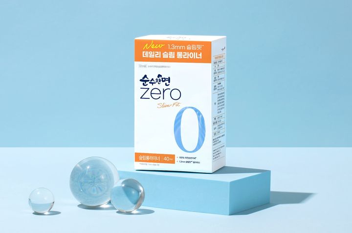 [서울=뉴시스] 순수한면 제로 슬림 롱팬티라이너 (사진=깨끗한나라 제공) 2025.08.06. photo@newsis.com *재판매 및 DB 금지