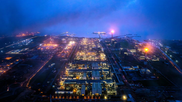 나이지리아 LNG 액화플랜트 건설 현장 전경. (사진=대우건설 제공) *재판매 및 DB 금지