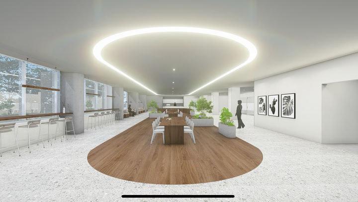 [광주=뉴시스] 광주 광산구 청사 1층에 조성될 통합라운지 투시도. (사진=광주 광산구 제공) 2025.08.06. photo@newsis.com *재판매 및 DB 금지