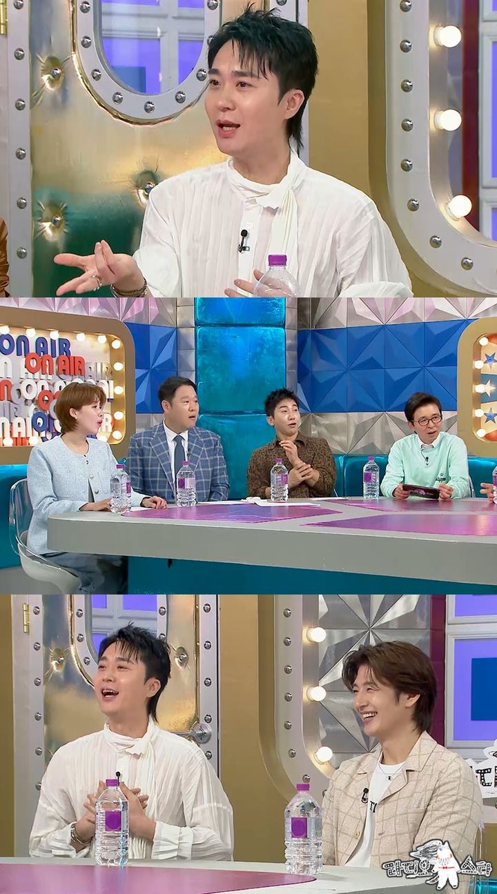 [서울=뉴시스] 6일 오후 10시 30분 방송하는 MBC TV 예능 프로그램 '라디오스타'엔 '오빠는 돌아오는 거야' 특집으로 게스트 김장훈·바비킴·조성모·손호영이 출연한다. (사진=MBC '라디오스타' 제공) 2025.08.06. photo@newsis.com *재판매 및 DB 금지