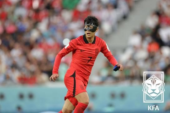 [서울=뉴시스]축구 국가대표팀 캡틴 손흥민. (사진=대한축구협회 제공)