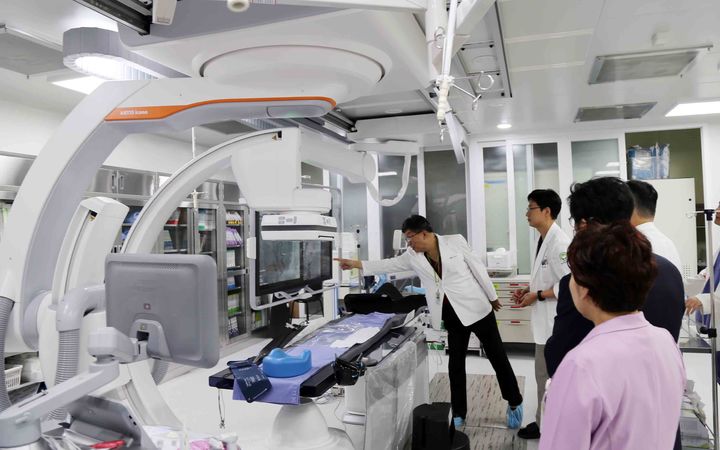 [부산=뉴시스] 한국보훈복지의료공단 부산보훈병원은 6일 심혈관센터 확장 개소식을 개최했다고 밝혔다. (사진=부산보훈병원 제공) 2025.08.06. photo@newsis.com *재판매 및 DB 금지