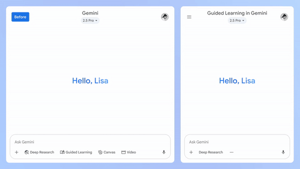 [서울=뉴시스] 구글이 인공지능(AI) 서비스 '제미나이' 내 학습 관련 AI 기능 '가이드 학습'을 7일 출시했다. 2025.08.07. (영상=구글 제공) *재판매 및 DB 금지