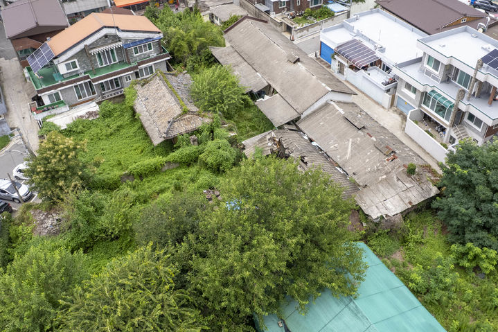 [칠곡=뉴시스] 왜관 주차장 부지. (사진=칠곡군 제공) 2025.08.07 photo@newsis.com *재판매 및 DB 금지