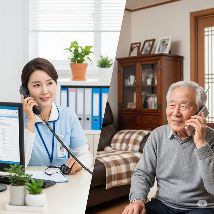 [성남=뉴시스]생활지원사 매일 어르신 안부확인 AI 이미지.(사진=성남시 제공)2025.08.07.photo@newsis.com *재판매 및 DB 금지