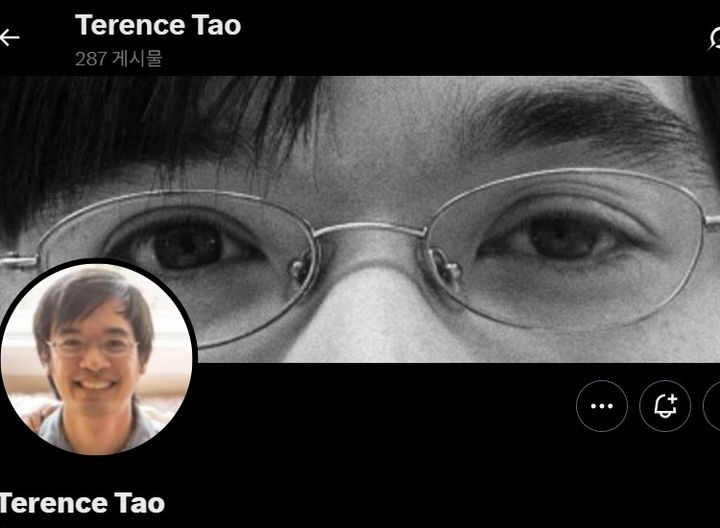 [서울=뉴시스] 호주의 중국 이민자 가정 출신으로 호주계 미국인인 수학자 테렌스 타오의 X(옛 트위터). 2025.08.07.&nbsp; *재판매 및 DB 금지