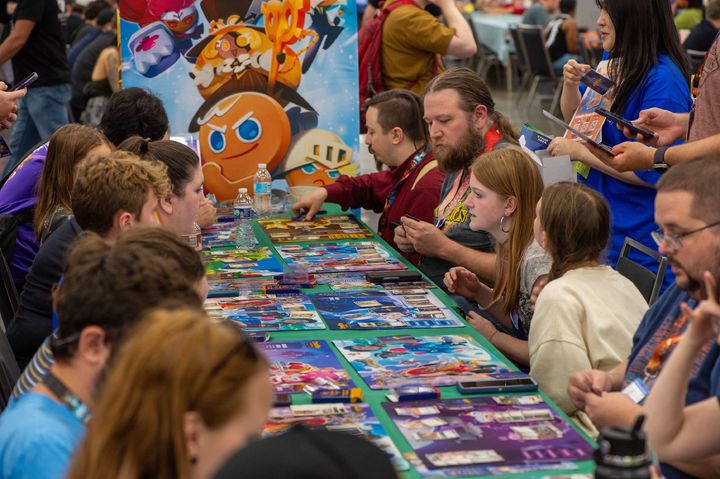 [서울=뉴시스] 데브시스터즈는 지난달 31일 미국 최대 규모 테이블탑 게임 박람회 '젠콘 2025'에 참가했다. 2025.08.07. (사진=데브시스터즈 제공) *재판매 및 DB 금지