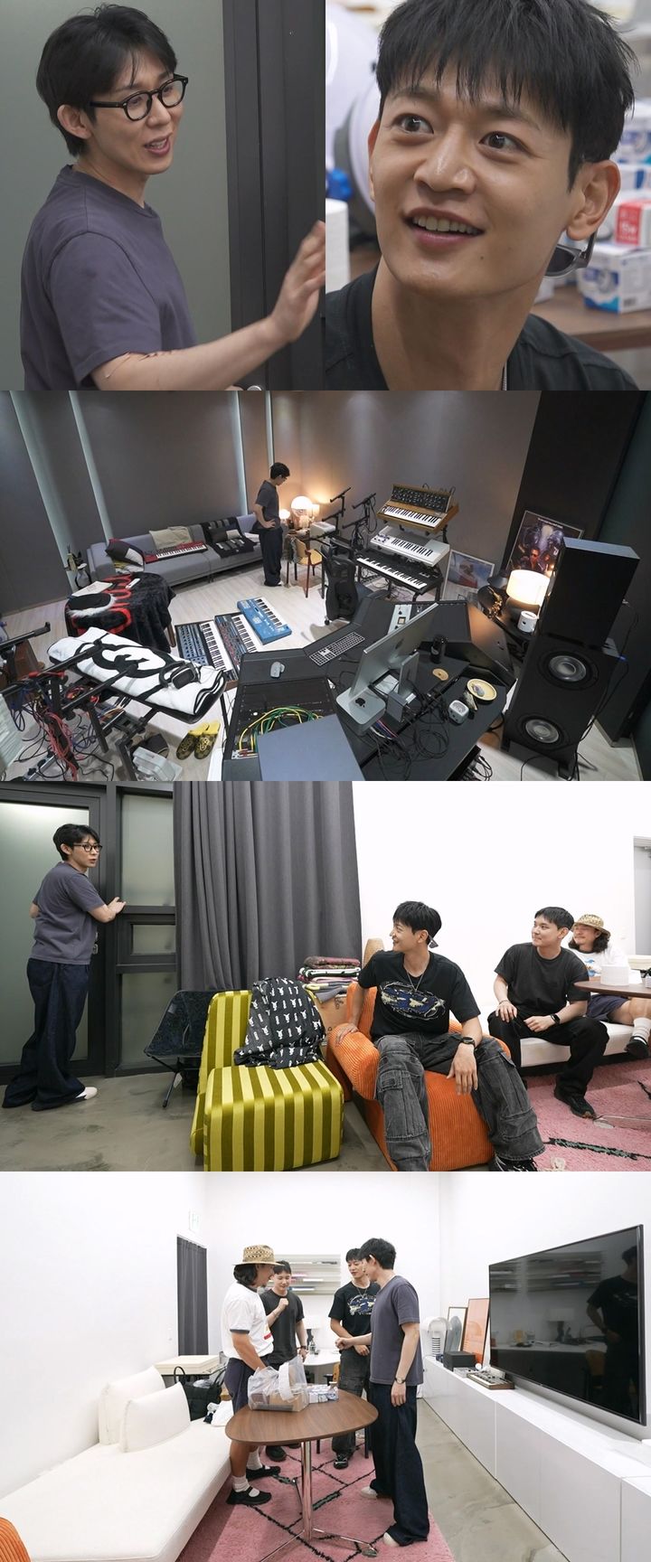 [서울=뉴시스] 오는 8일 11시 10분에 방송하는 MBC TV 예능 프로그램 '나 혼자 산다'에선 코드쿤스트가 샤이니 민호 도움을 받아 작업실 대청소를 시작한다. (사진=MBC 제공) 2025.08.07. photo@newsis.com *재판매 및 DB 금지