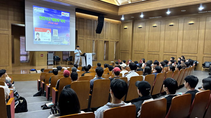 [천안·아산=뉴시스] 연수생들이 호서대에서 생활스포츠지도사 연수를 받고 있다. 2025.08.07. photo@newsis.com *재판매 및 DB 금지