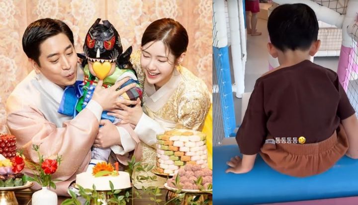 [서울=뉴시스] 배우 나혜미가 아들의 근황을 공개했다. (사진=나혜미 인스타그램 캡처) 2025.08.08. photo@newsis.com *재판매 및 DB 금지