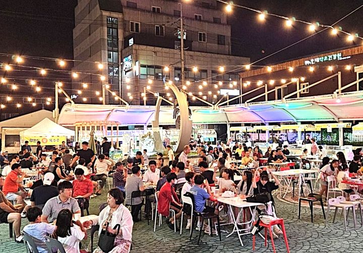 진부 오! 마이 갓 야시장 모습. *재판매 및 DB 금지