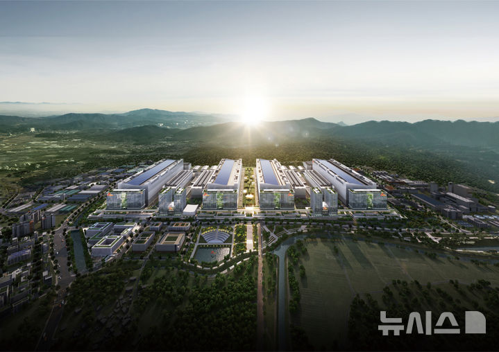 [용인=뉴시스]용인반도체클러스터 조감도(사진=용인시 제공) 2025.08.09.photo@newsiss.com *재판매 및 DB금지
