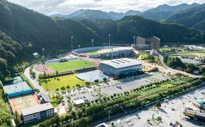 정선종합경기장 전경.(사진=정선군 제공) *재판매 및 DB 금지