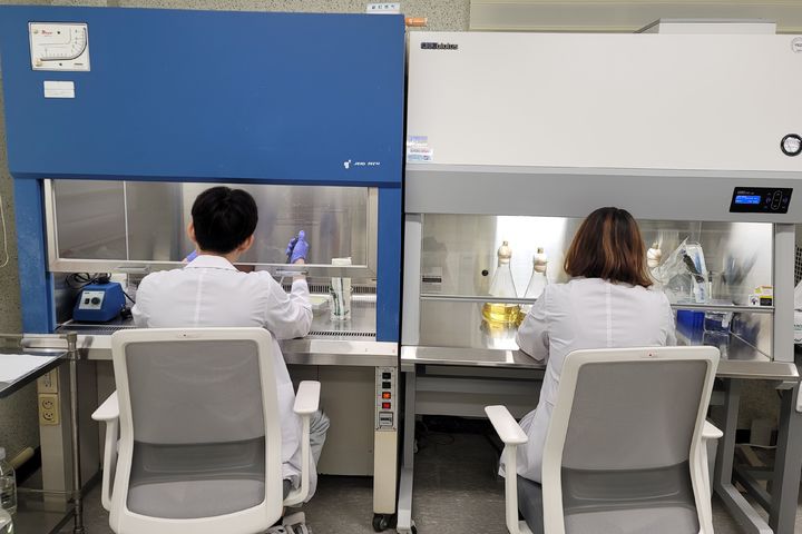 [구미=뉴시스] 미생물 배양 모습. (사진=구미시 제공) 2025.08.10 photo@newsis.com *재판매 및 DB 금지