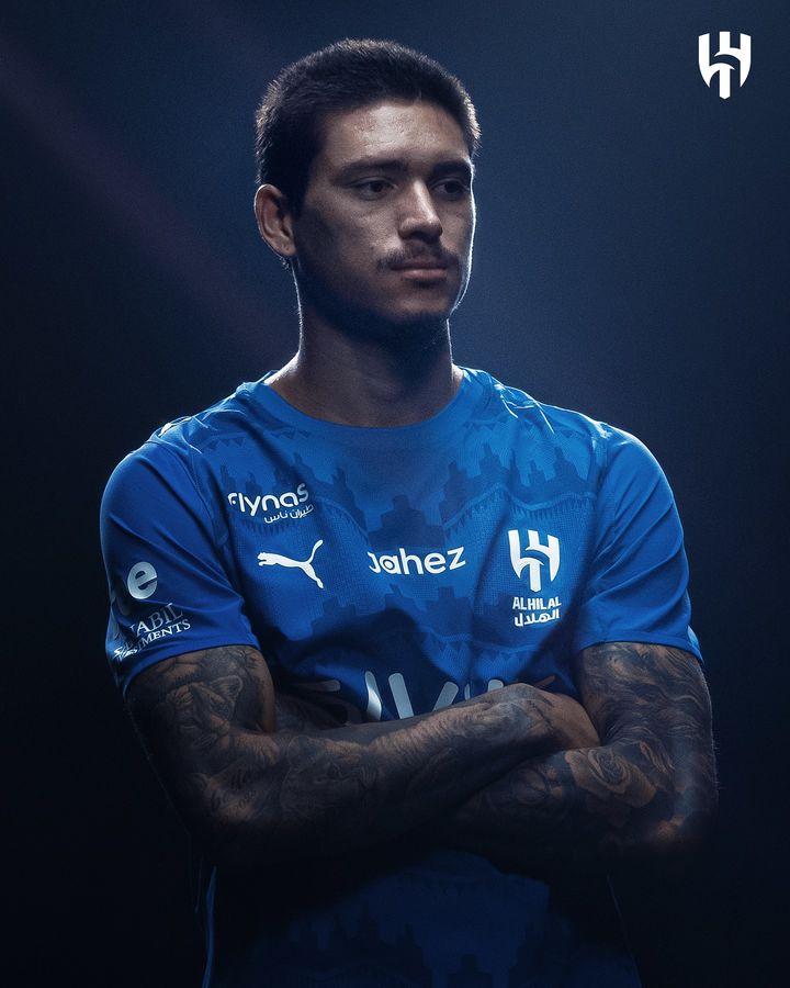 [서울=뉴시스] 사우다아리비아 알힐랄의 다르윈 누녜스. (사진=알힐랄 SNS 캡처) *재판매 및 DB 금지