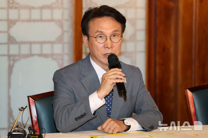 [서울=뉴시스] 김명원 기자 = 김민석 국무총리가 10일 서울 종로구 삼청동 총리공관에서 열린 제2차 고위당정협의회에 참석해 발언하고 있다. (공동취재) 2025.08.10. photo@newsis.com