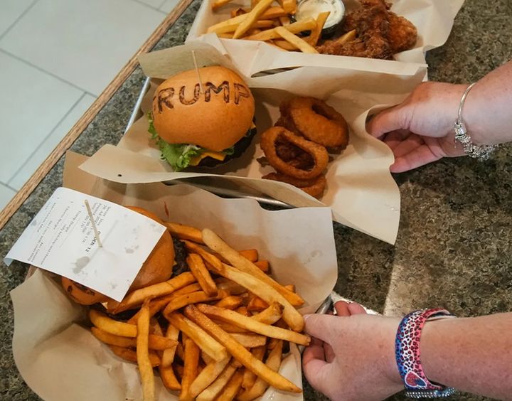 [뉴시스] 트럼프 버거의 모습. (사진 = 폭스뉴스 캡처) 2025.08.11. *재판매 및 DB 금지