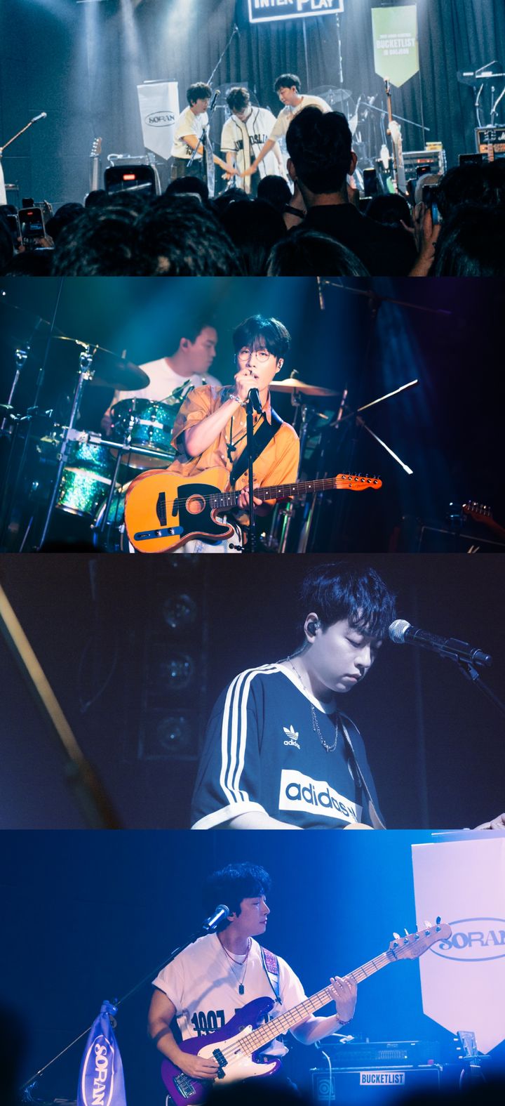 [서울=뉴시스] 밴드 '소란'이 전국 7개 도시를 순회한 여름 클럽 투어 '버킷리스트(BUCKETLIST)'를 성공적으로 마쳤다. (사진=엠피엠지뮤직 제공) 2025.08.11. photo@newsis.com *재판매 및 DB 금지