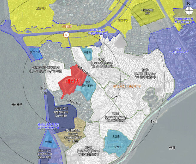 [서울=뉴시스] 이태원 청화아파트 위치도. 2025.08.11. (자료=용산구 제공) *재판매 및 DB 금지