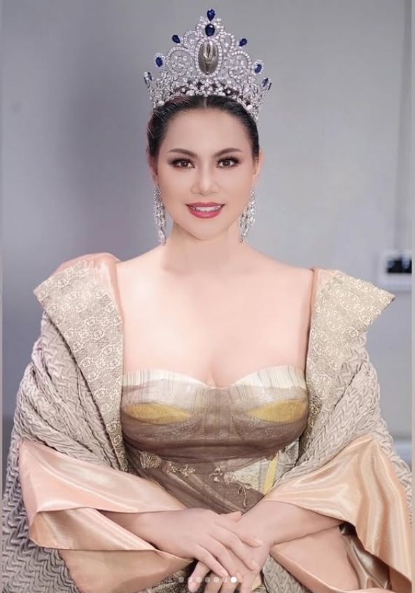 [뉴시스] 태국·캄보디아 국경 상황 임시 대응 센터 대변인으로 임명된 미스 태국 출신 파나다 웡푸디. 2025.08.11. (사진=파나다 웡푸디 인스타그램 캡처) *재판매 및 DB 금지