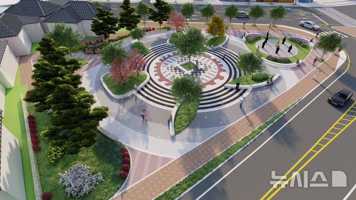 경주 선덕네거리 '인왕동 문화공원' 조감도