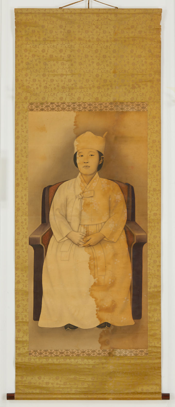 전 명성황후 초상 傳 明成皇后肖像, 조선 말기, 비단에 채색, 66.5x48.5cm, 179x70cm. 사진=다보성갤러리 제공. *재판매 및 DB 금지