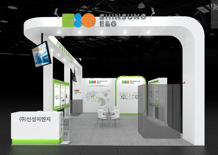 데이터센터코리아 2025 신성이엔지 부스 조감도. (사진=신성이엔지) *재판매 및 DB 금지