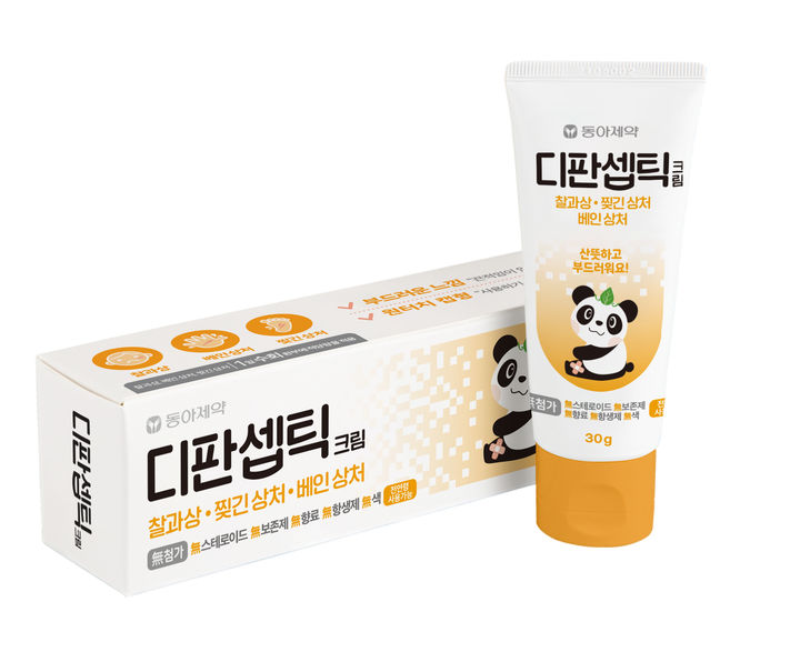 [서울=뉴시스] 동아제약, 어린이 상처 치료제 '디판셉틱 크림' 출시 (사진=동아제약 제공) 2025.08.12. photo@newsis.com *재판매 및 DB 금지