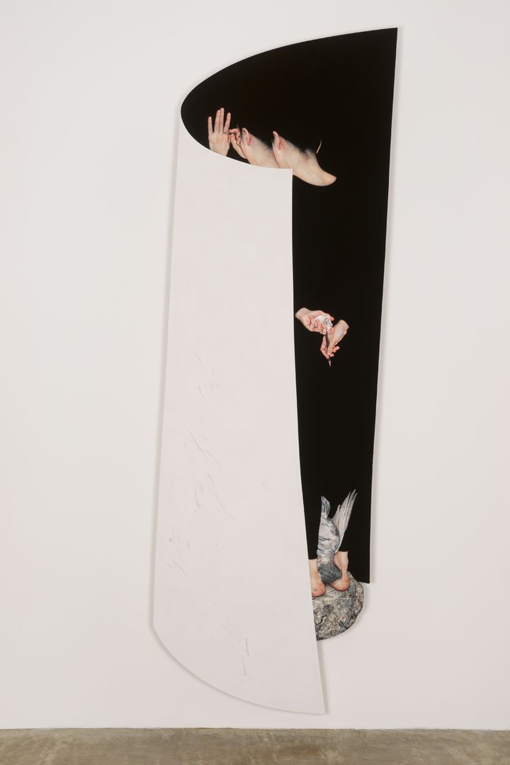 이진주, 쫓아가는 Chasing, 2025, 205x69cm *재판매 및 DB 금지