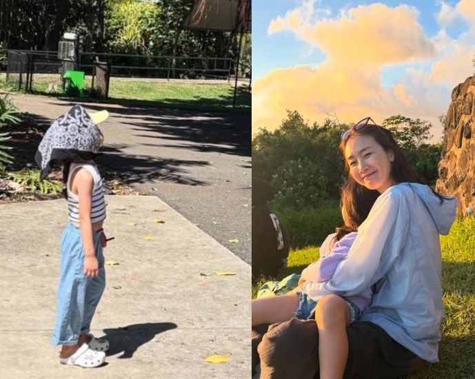 [서울=뉴시스] 배우 최지우가 딸과 일상을 공개했다. (사진=최지우 인스타그램 캡처) 2025.08.12. photo@newsis.com *재판매 및 DB 금지