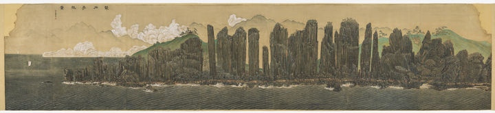 [서울=뉴시스] 김규진, '총석정절경도(叢石亭絶景圖)' 희정당 동쪽 벽, 국가등록문화유산 (사진=국가유산청 제공) 2025.08.12. photo@newsis.com *재판매 및 DB 금지