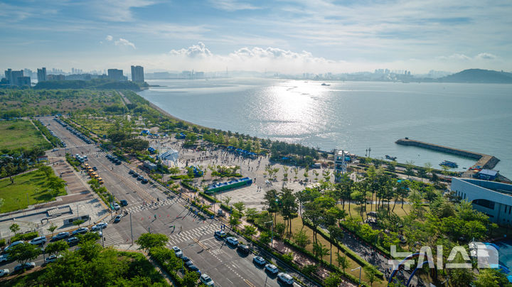 [서울=뉴시스]뉴시스 바다마라톤 대회 개최.