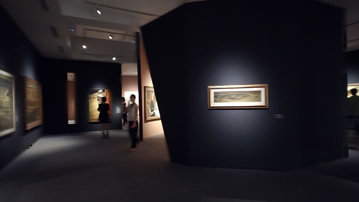 [사진=박현주 미술전문기자]국립현대미술관, 광복 80주년 기념 '향수(鄕愁), 고향을 그리다' 전시 전경. 전시장 공간 속 공간이 눈길을 끈다. *재판매 및 DB 금지