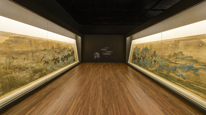 [서울=뉴시스] 특별전 '창덕궁의 근사한 벽화' 전시장 (사진=국가유산청 제공) 2025.08.13. photo@newsis.com *재판매 및 DB 금지