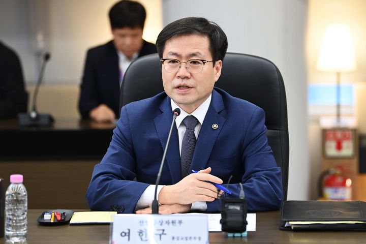 [서울=뉴시스] 정병혁 기자 = 여한구 산업통상자원부 통상교섭본부장의 모습.(사진=산업통상자원부 제공) 2025.08.13. photo@newsis.com *재판매 및 DB 금지