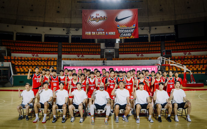 [서울=뉴시스] 프로농구 서울 SK의 빅맨캠프. (사진=서울 SK 제공) *재판매 및 DB 금지