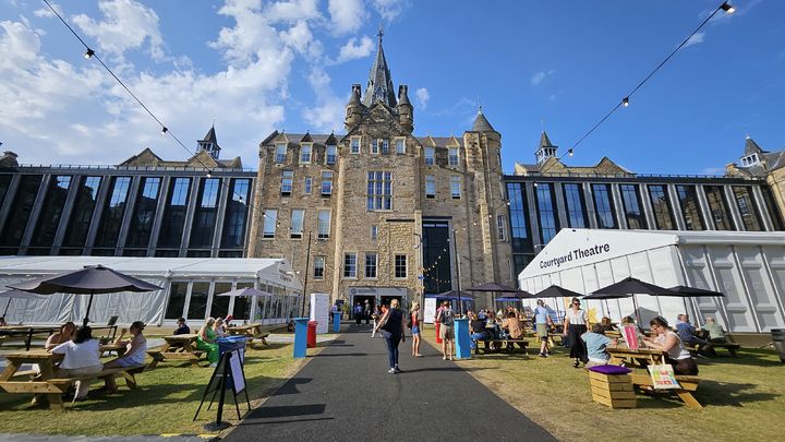 '에든버러 국제도서축제'가 열리고 있는 에든버러대학 미래인스티튜트 (사진=주영한국문화원 제공) *재판매 및 DB 금지