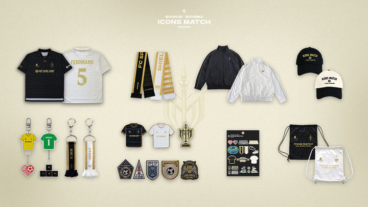 '외계인' 호나우지뉴 뛴다…넥슨, '아이콘매치' 굿즈 판매도