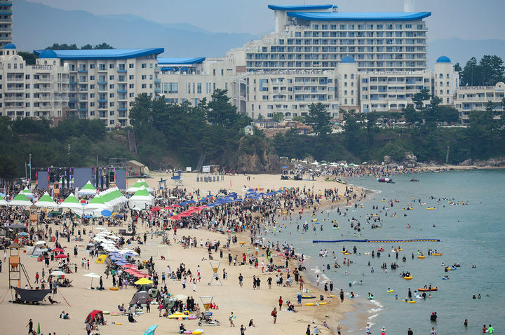 삼척해수욕장 전경.(사진=삼척시 제공) *재판매 및 DB 금지