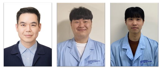 [서울=뉴시스] (왼쪽부터) 유호천 교수, 최왕명 박사과정생, 이원우 석박통합과정생. (사진=한양대 제공) 2025.08.14. photo@newsis.com&nbsp; *재판매 및 DB 금지
