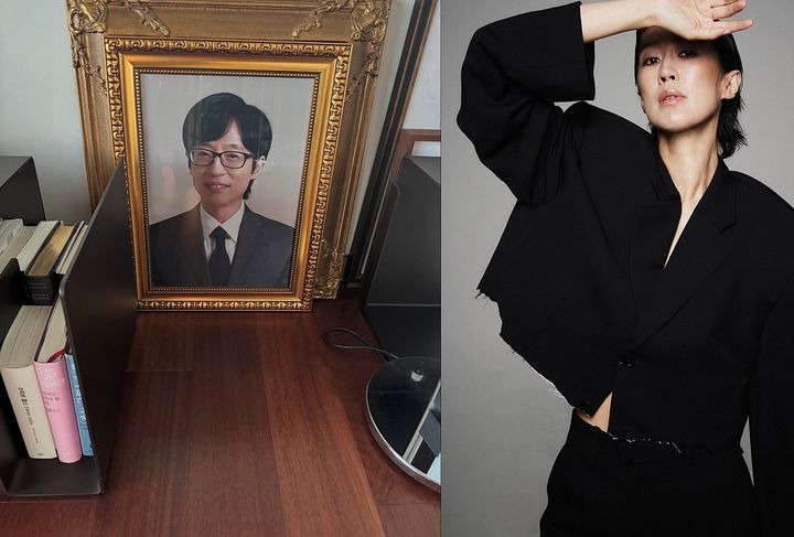 [서울=뉴시스] 모델 겸 방송인 홍진경(왼쪽). (사진=홍진경 인스타그램 캡처) 2025.08.14. photo@newsis.com *재판매 및 DB 금지