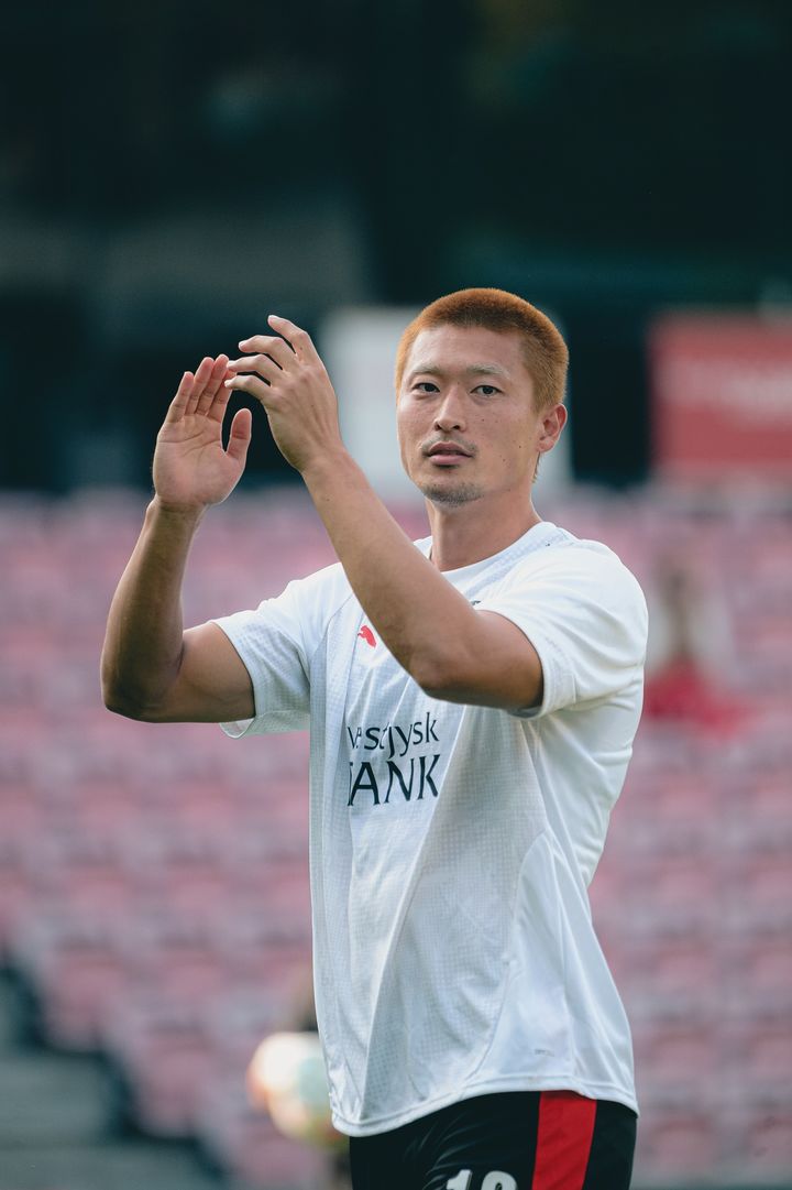 [서울=뉴시스]조규성, 1년 3개월 만에 미트윌란 출전 명단 올라. (사진=미트윌란 구단 소셜미디어 캡처) 2025.08.15. photo@newsis.com *재판매 및 DB 금지