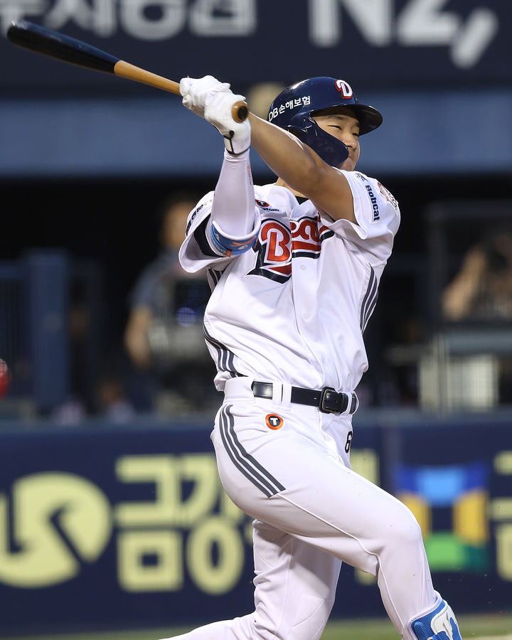 [서울=뉴시스] 프로야구 두산 베어스의 안재석. (사진 = 두산 베어스 제공) *재판매 및 DB 금지