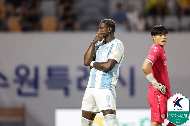 [서울=뉴시스] 프로축구 K리그1 울산 HD의 말컹. (사진=한국프로축구연맹 제공) *재판매 및 DB 금지