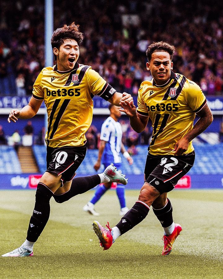 [서울=뉴시스] 잉글랜드 프로축구 챔피언십(2부 리그) 스토크 시티의 배준호. (사진=스토크 시티 SNS 캡처) 2025.08.17. photo@newsis.com *재판매 및 DB 금지