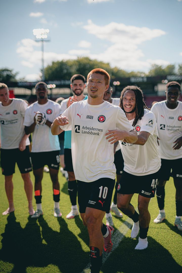 [서울=뉴시스]미트윌란 조규성, 1년 3개월 만에 복귀전. (사진=미트윌란 소셜미디어 캡처) 2025.08.17. photo@newsis.com *재판매 및 DB 금지