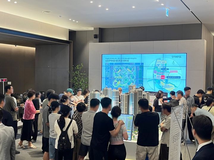 [서울=뉴시스] 원주역 우미린 더 스텔라 견본주택. (사진=우미건설 제공) 2025.08.18. photo@newsis.com *재판매 및 DB 금지