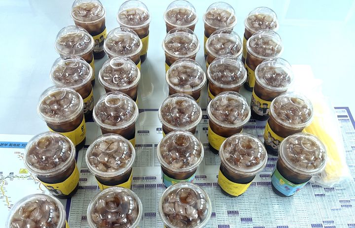 제천소방서에 배달된 커피 *재판매 및 DB 금지