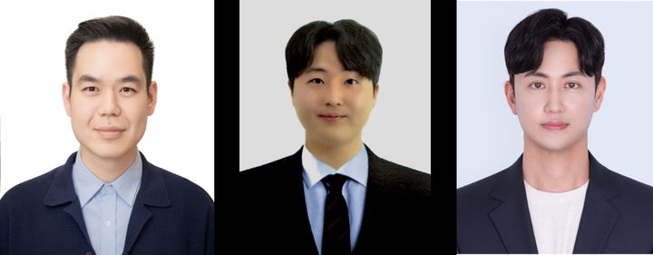 [서울=뉴시스] (왼쪽부터) 유호천 한양대 교수, 박태현 한양대 박사후 연구원, 박별리 성균관대 교수. (사진=한양대 제공) 2025.08.18. photo@newsis.com&nbsp; *재판매 및 DB 금지